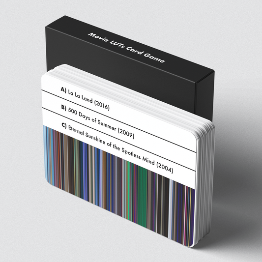 Movie LUTs Card Game
